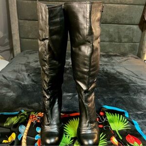 Women’s You By Crocs Italian Leather Stretch Platform‎ Boots 38.5